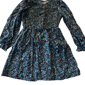 Cat & Jack Floral Kids Dress - Multicolor Girls L (10/12)